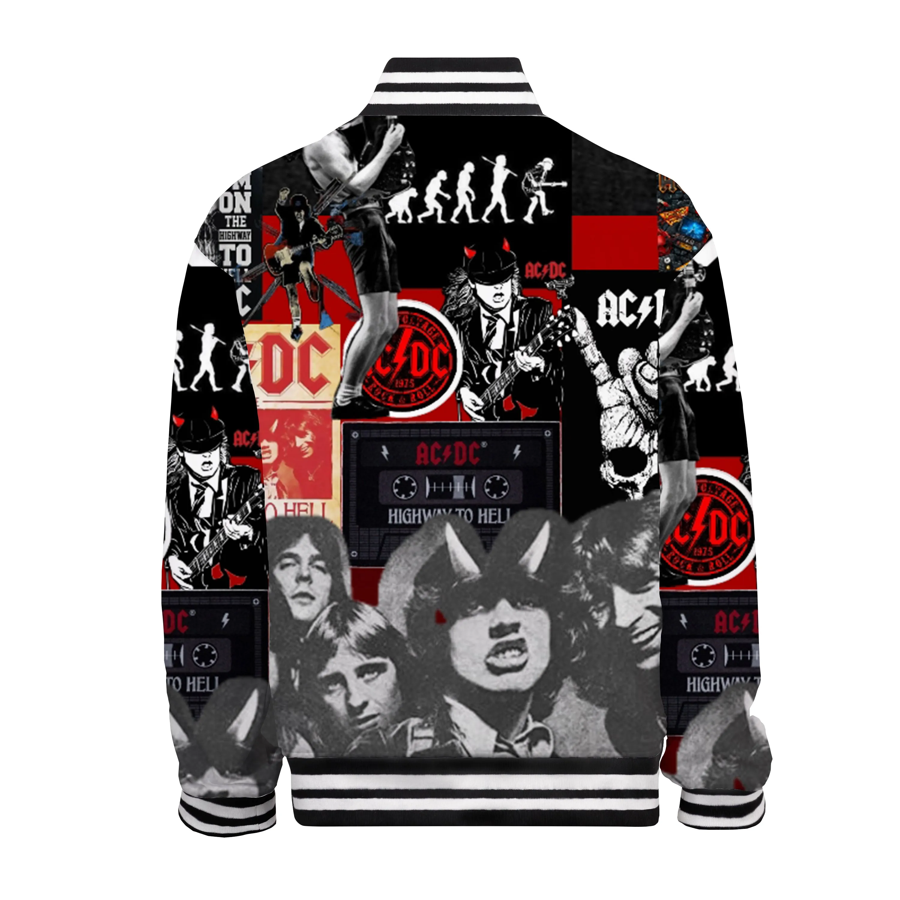 AC/DC Band Bomber Jacket
