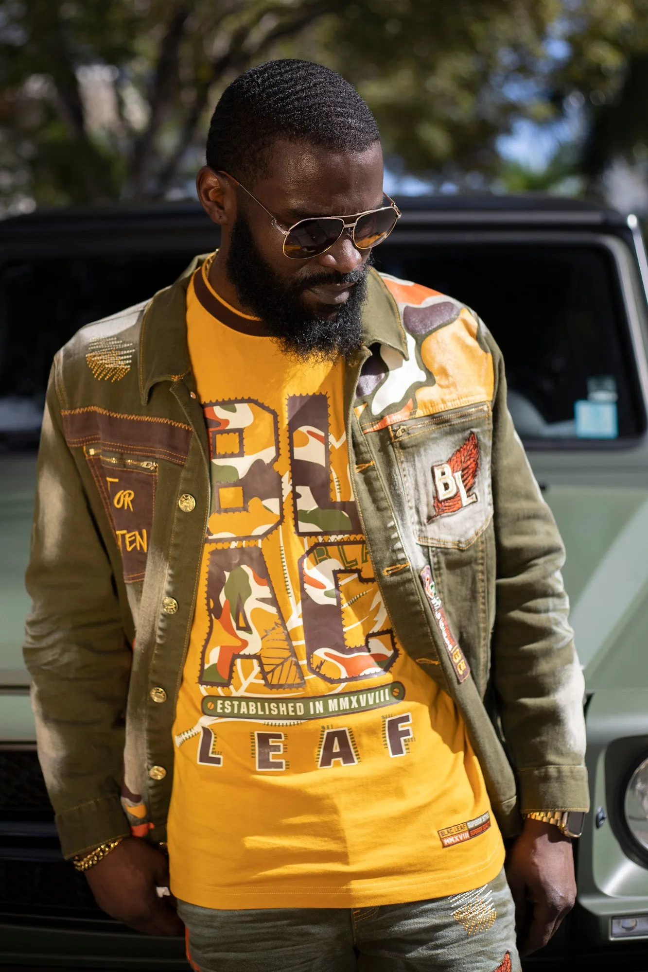 BLAC LEAF CAMO ESTABLISHED SHIRT B&T