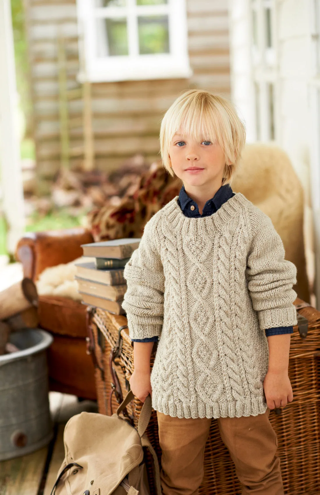 King Cole Aran Book 1 - Knitting Patterns for all the Family