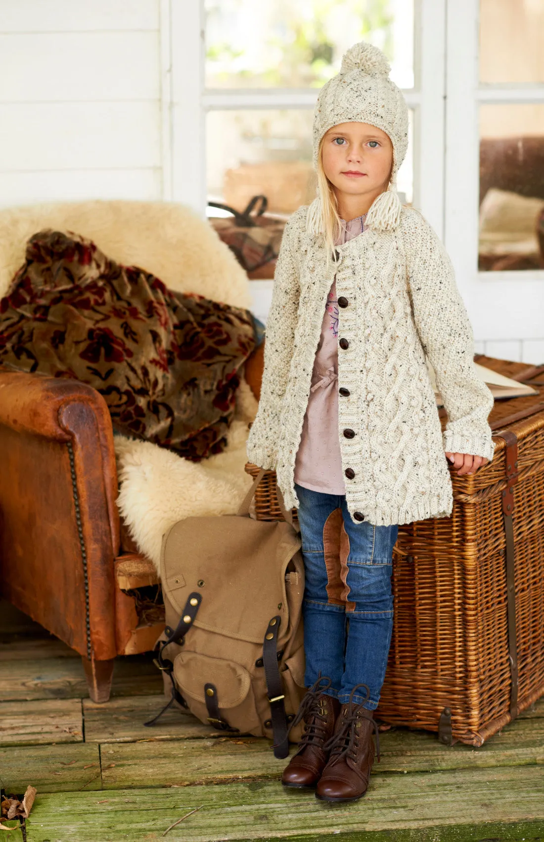 King Cole Aran Book 1 - Knitting Patterns for all the Family