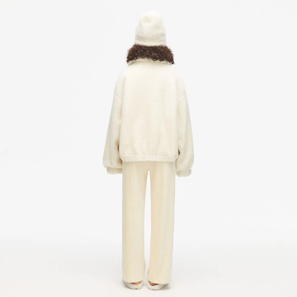 'Pearl Girl' Fuzzy Jacket