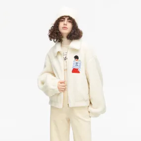 'Pearl Girl' Fuzzy Jacket